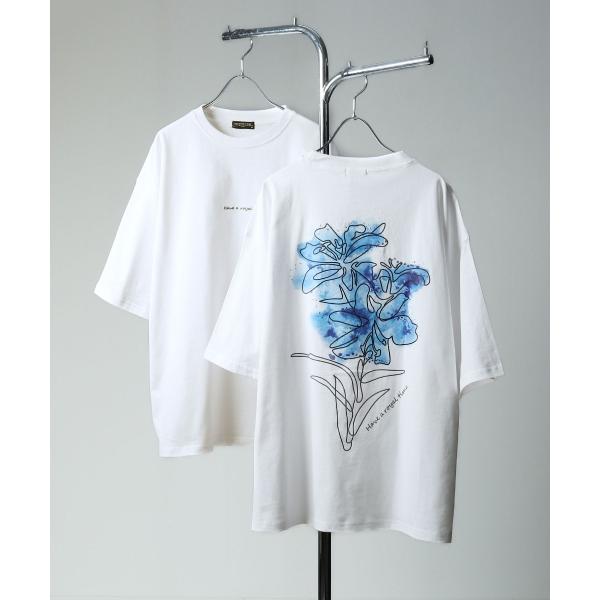 3パターン花柄Tシャツ｜0101marui｜02