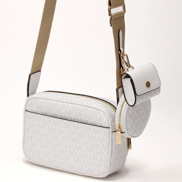 JET SET ITEM クロスボディ ウィズ テックアタッチ ミディアム 公式アウトレット】JET SET ITEM レザー ポケット クロスボディ