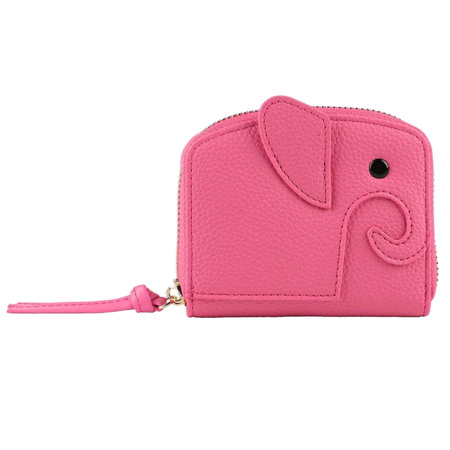 ソミニン様♡ありがとうございます♡ LIZDAYS】ゾウさんモチーフ BOX型小銭入れ ミニ 財布 HAPPY ZO