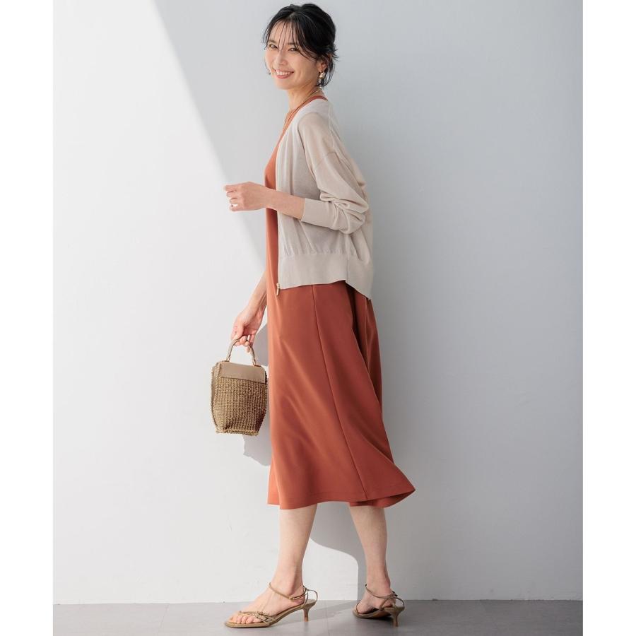 ✨未使用級 23区 一部店舗限定/洗える ライトシアーニット ジップカーディガン 23区｜【一部店舗限定/洗える】ライトシアーニット ジップ