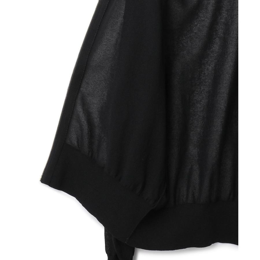 23区 【一部店舗限定/洗える】ライトシアーニット ジップ