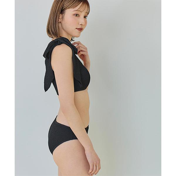 titivate 【SEA DRESS】uneuneワンショルダーリボンビキニ/水着