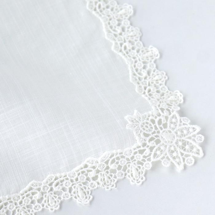 blooming（ブルーミング） 【約41×41cm】ブライダル レースハンカチ