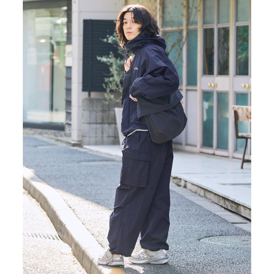 LIL VENDARS（リルヴェンダース） ＜The unormwind＞ロゴ刺繍ナイロン