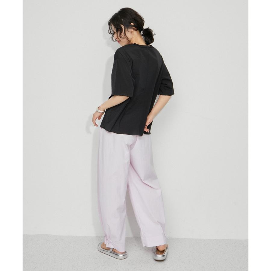 値下げ　ADAM ET ROPÉ FEMME シアータフタメローステッチT ADAM ET ROPE' tシャツ シアータフタメローステッチT レディース