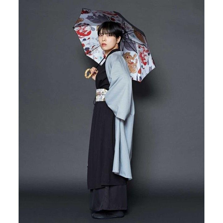 カヤ】【遮光率90％以上・晴雨兼用】日傘《石黒亜矢子×倭物やカヤ
