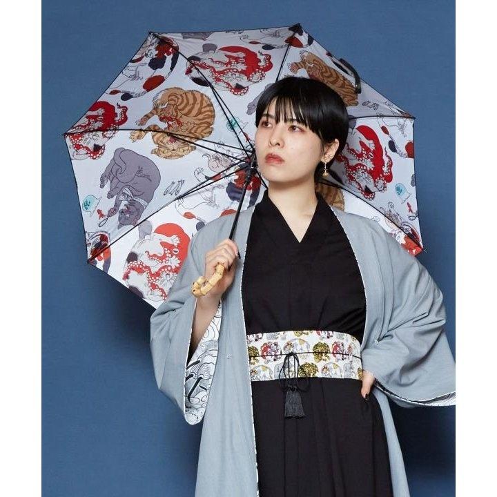 カヤ】【遮光率90％以上・晴雨兼用】日傘《石黒亜矢子×倭物やカヤ