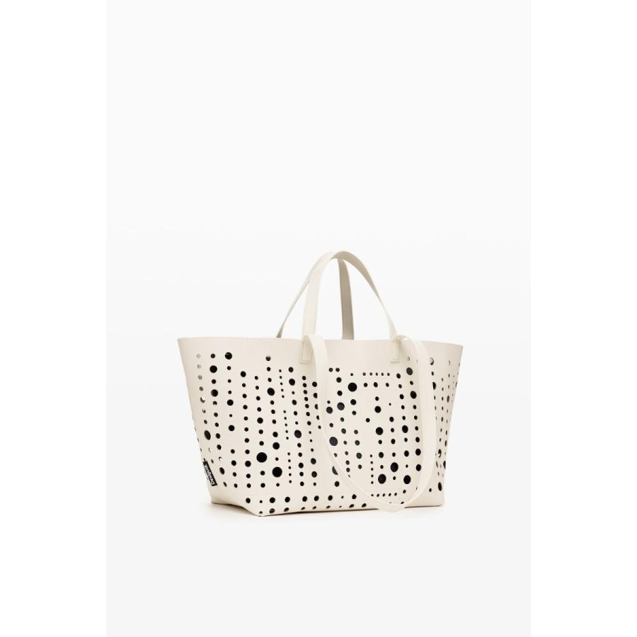 Desigual ホワイト バッグ Desigual サークルショッパーバッグ : マルイ(丸井)Yahoo!店