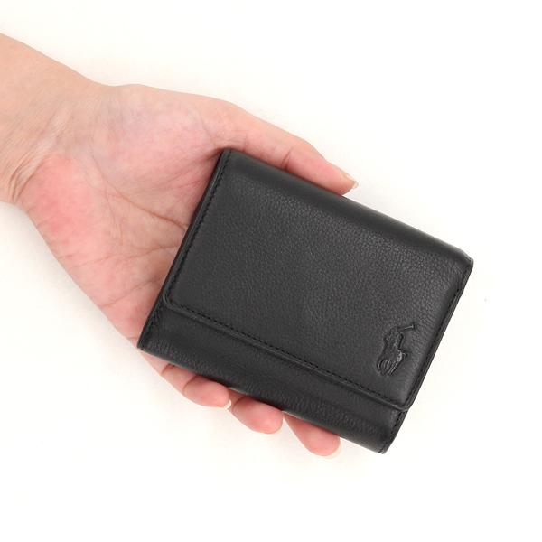 セール‼️ Polo Ralph Lauren ブラック三つ折り財布 POLO RALPH LAUREN（ポロ・ラルフローレン） ポロ ラルフローレン