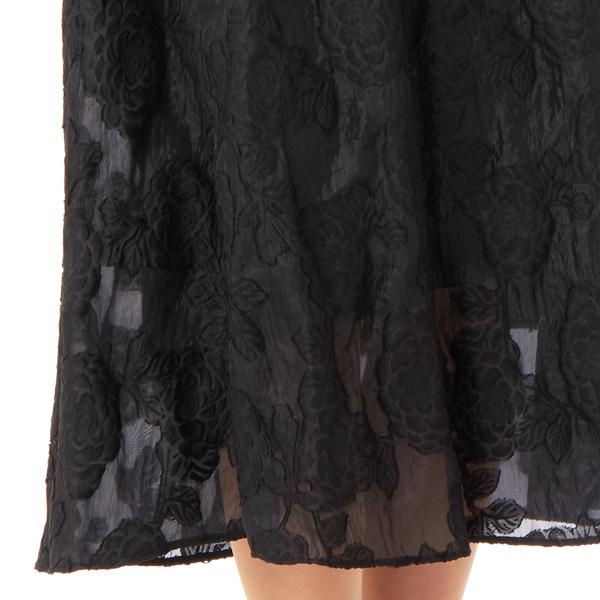 PREFERIR（プレフェリール） ボトルネックドレス ランタンスリーブ