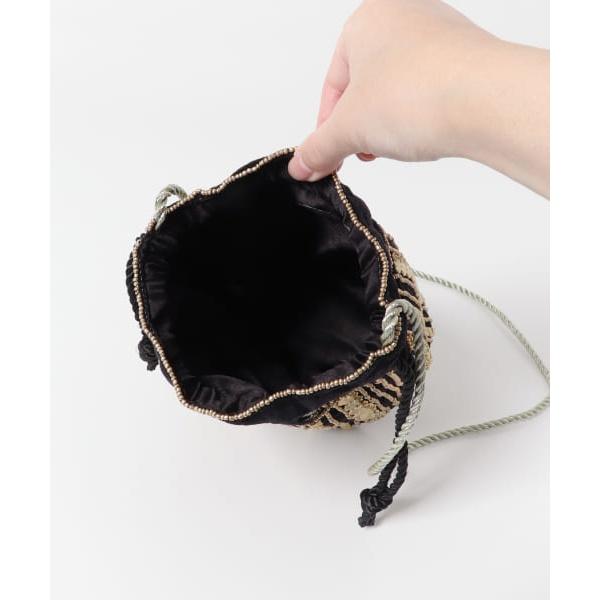 新品タグ付き　インドビーズ巾着バッグ　かぐれ　アーバンリサーチドアーズ インドビーズ巾着バッグ（ショルダーバッグ）｜URBAN RESEARCH