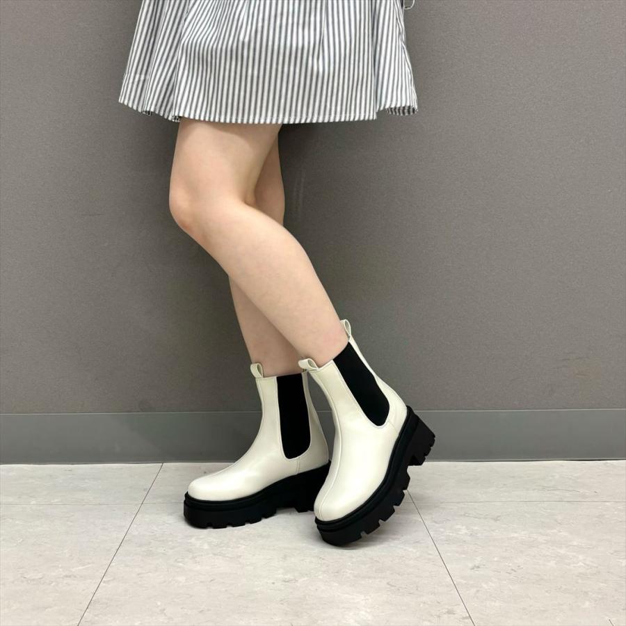 EVOL（イーボル） 【EVOL】 2段ソール厚底サイドゴアブーツ IX5472