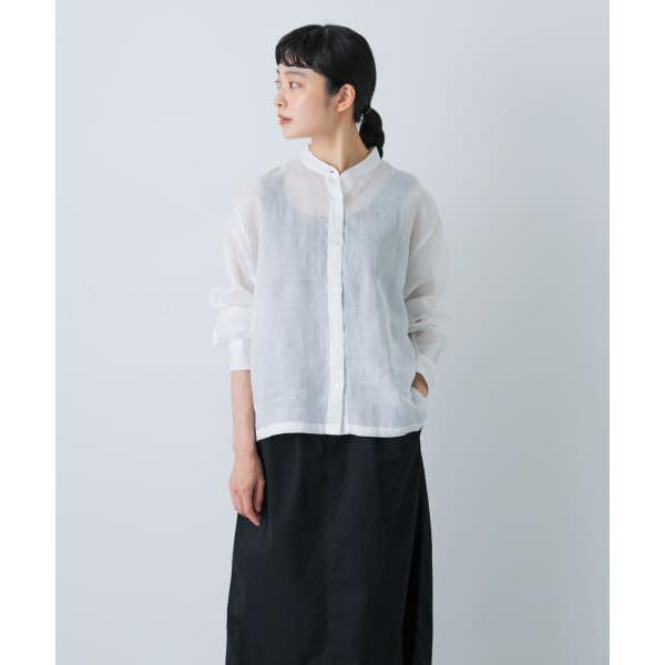かぐれ ラミースタンドカラーショートシャツ : マルイ(丸井)Yahoo!店