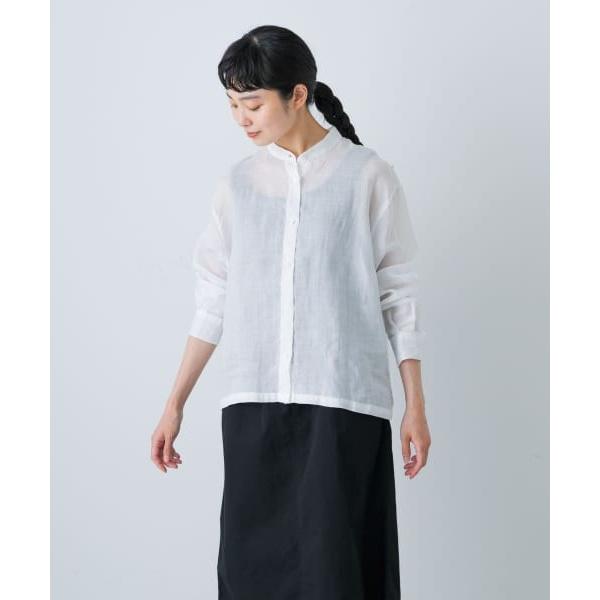 かぐれ ラミースタンドカラーショートシャツ : マルイ(丸井)Yahoo!店