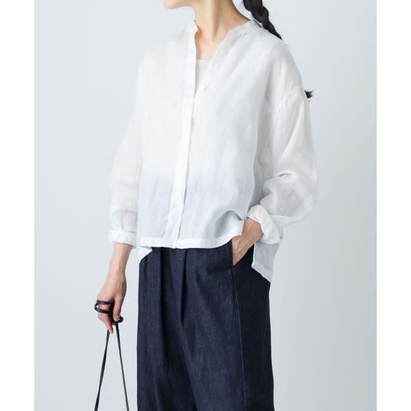 かぐれ ラミースタンドカラーショートシャツ : マルイ(丸井)Yahoo!店