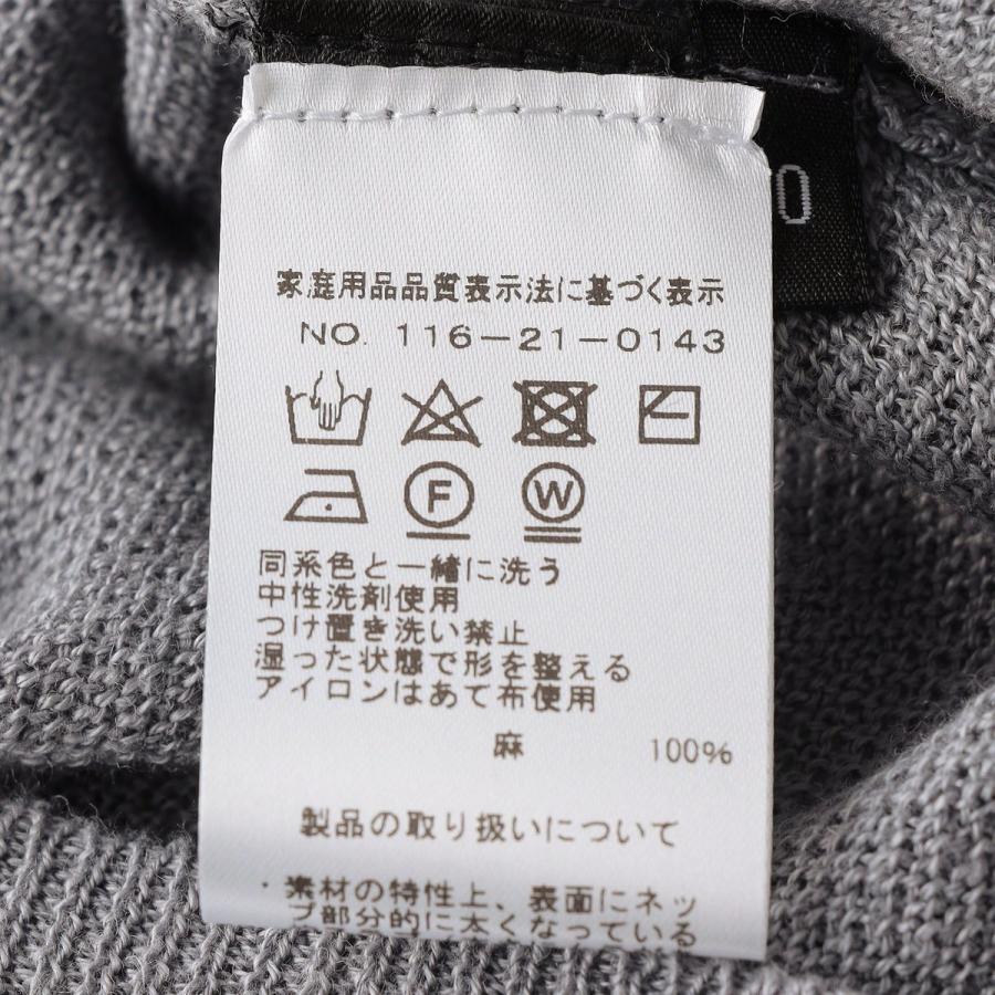 ROBERTO COLLINA: LINEN PIQUE POLO_10