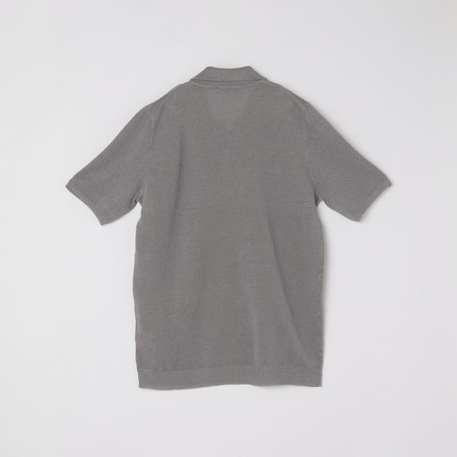 ROBERTO COLLINA: LINEN PIQUE POLO_3