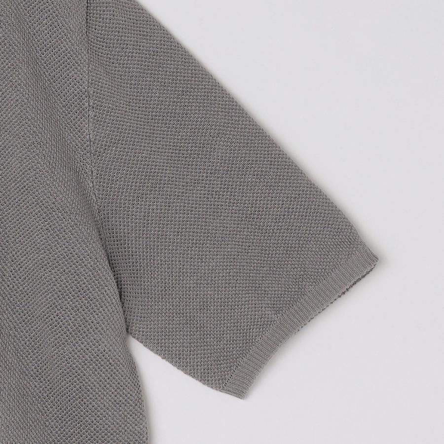 ROBERTO COLLINA: LINEN PIQUE POLO_5