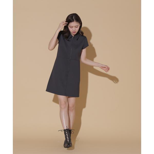 フロントジップカットソーミニワンピース : マルイ(丸井)Yahoo!店