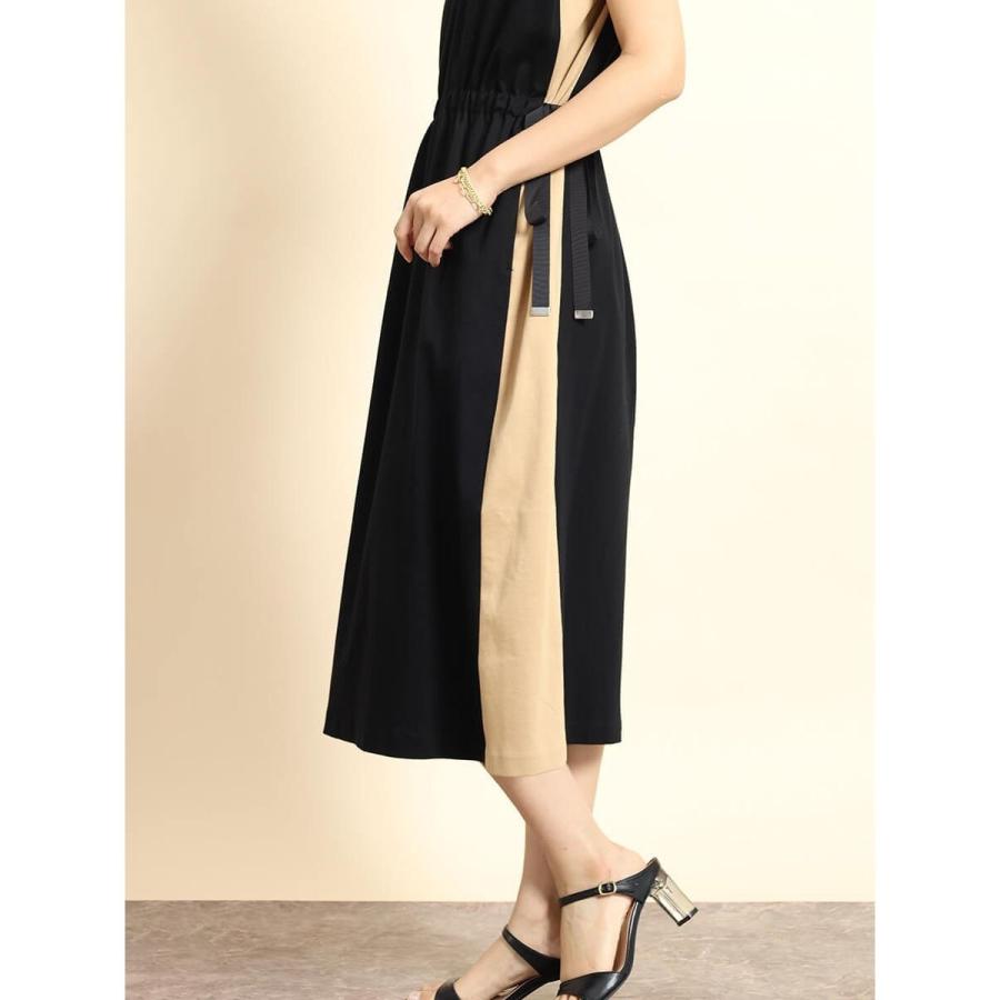 FENNEL（フェンネル） バイカラーサイドリボンワンピース : マルイ