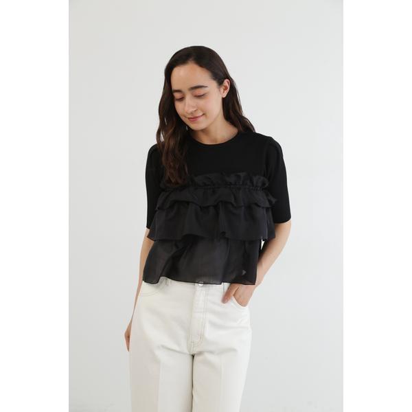 SHIPS for women - ワイドリブフリルニット khaju フリルカフ ニット トップス HUIT 全4色｜hit411-0219【1