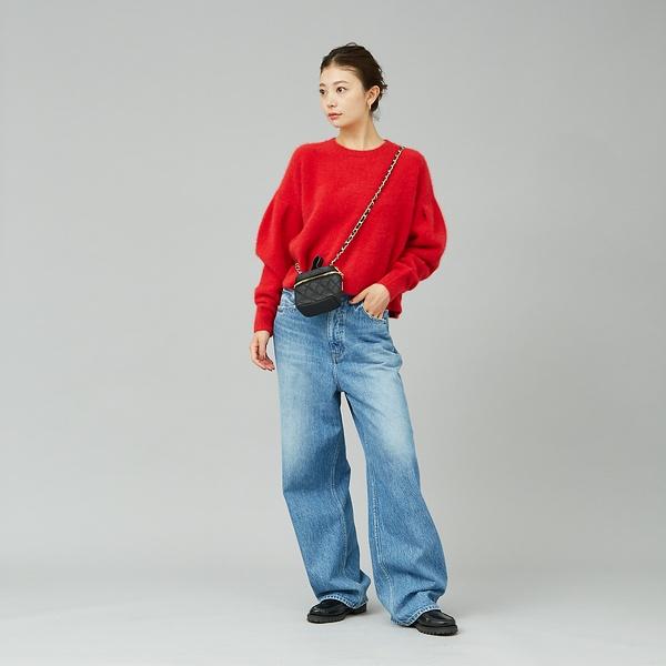 ルージュ・ヴィフ ラクレ（Rouge vif la cle）/【RED CARD/レッドカード】別注Dakota ルーズストレートデニム Rouge vif la cle（ルージュヴィフラクレ） 【RED CARD/レッドカード