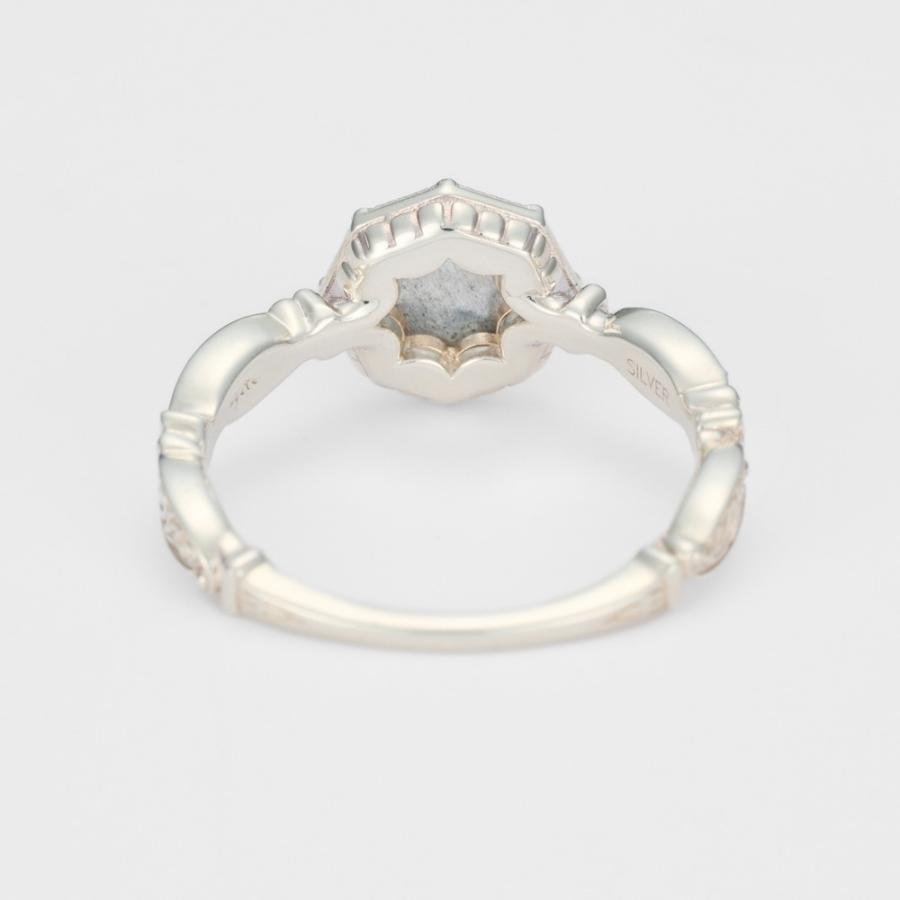 agete（アガット） シルバーラブラドライト／クォーツリング : マルイ