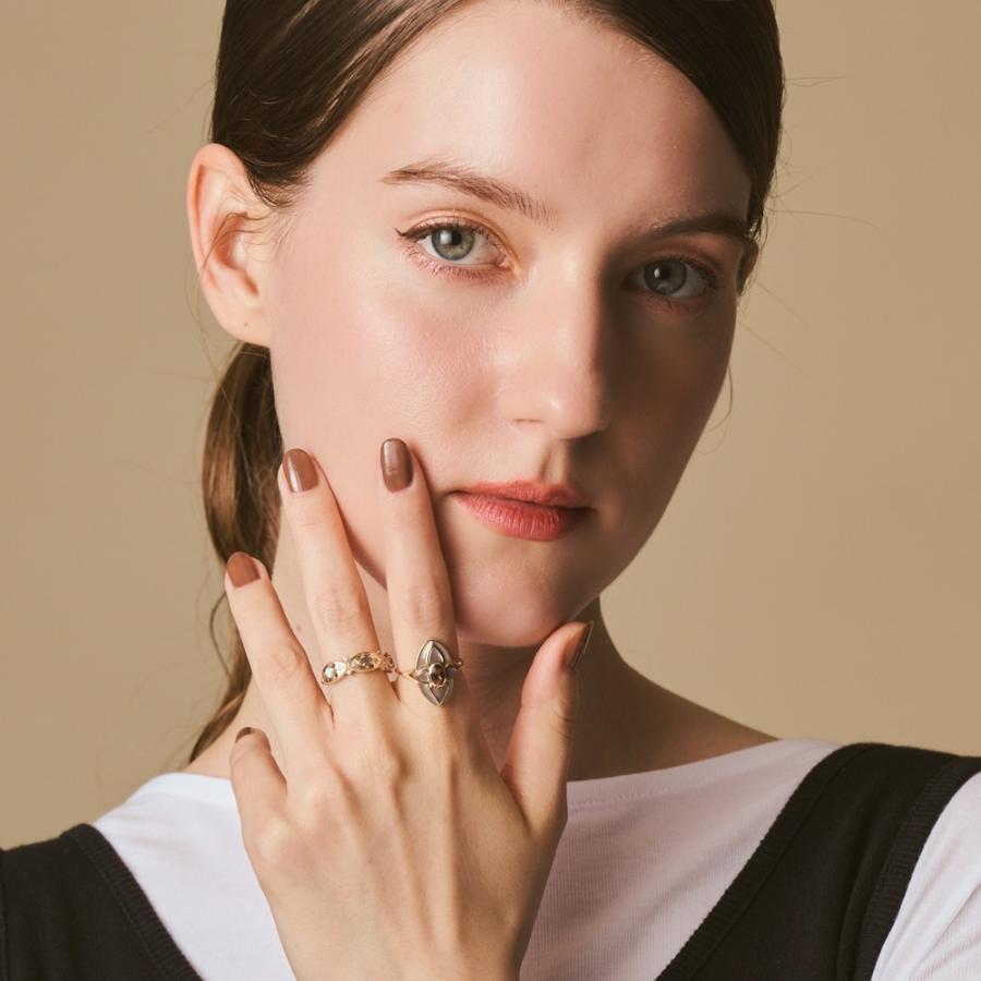 agete（アガット） K10シェル／アンデシンリング : マルイ(丸井)Yahoo