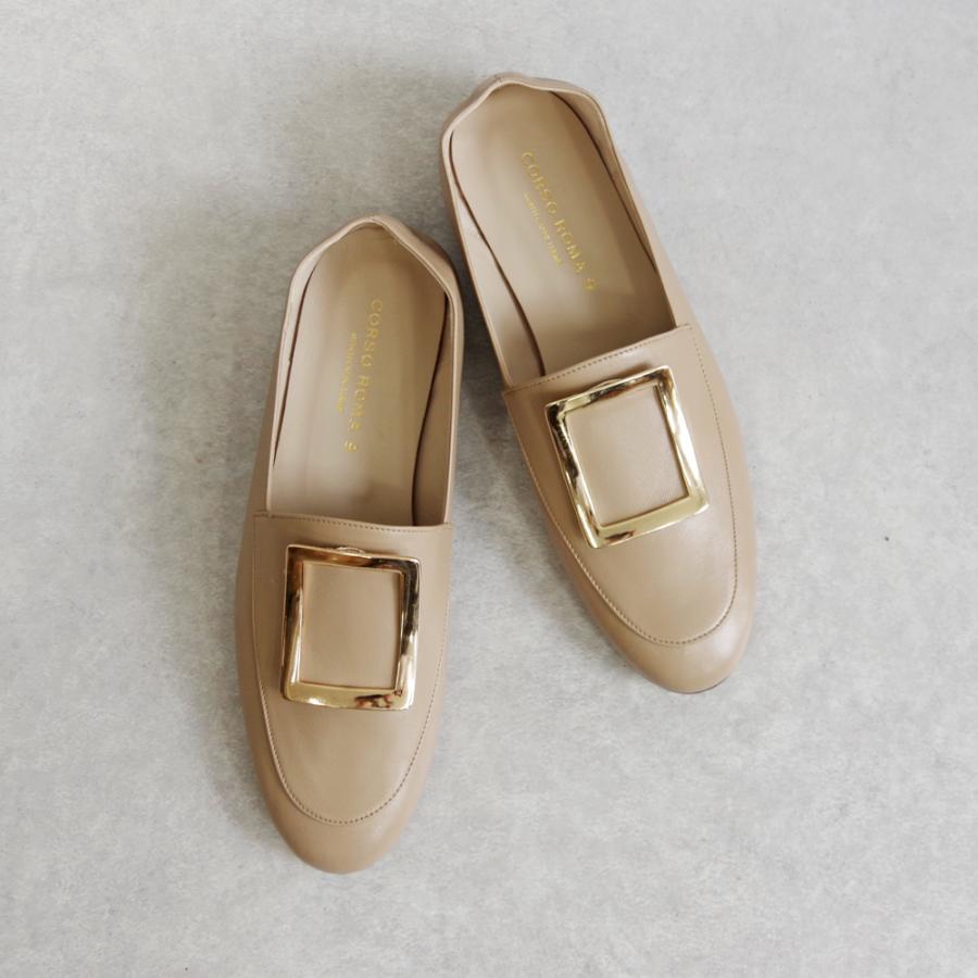 CORSO ROMA，9 (コルソローマ) / レザー スクエアモチーフ