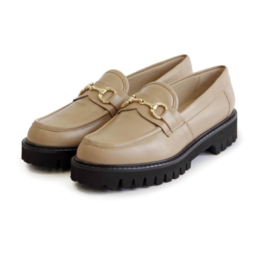 CORSO ROMA，9 (コルソローマ) / レザー 厚底 ビットローファー OLGA