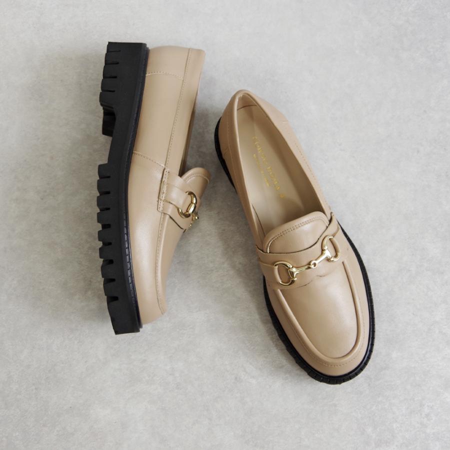 CORSO ROMA，9 (コルソローマ) / レザー 厚底 ビットローファー OLGA 