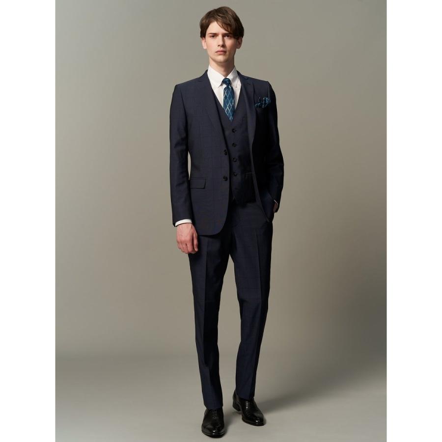 TAKA-Q（タカキュー） 【超光沢 ストレッチ】レノマ オム 2ボタン3