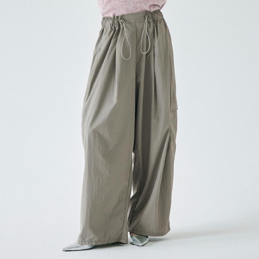 coca 【WEB限定セール】ナイロン ワイド パンツ 全2色 : マルイ