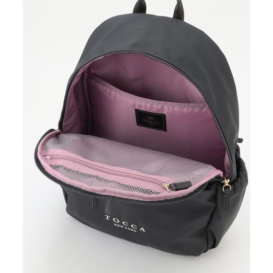 未使用 TOCCA ブラック COLLINA BACKPACK バックパック TOCCA 【WEB＆一部店舗限定】【A4サイズ対応・撥水・リサイクル素材