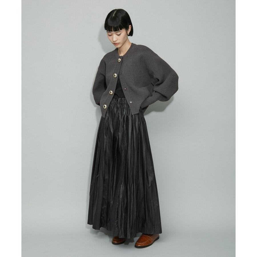 ADAM ET ROPÉ アダムエロペ BIGボタンニットカーディガングレー美品 ADAM ET ROPE'（アダムエロペ） 【WEB限定】・【サステナブル】BIG