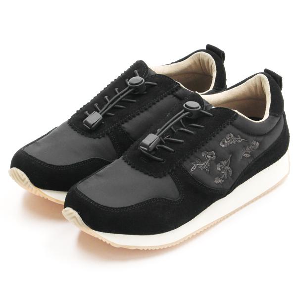 SUPER HAKKA アシンメトリーフラワー刺繍スニーカー : マルイ