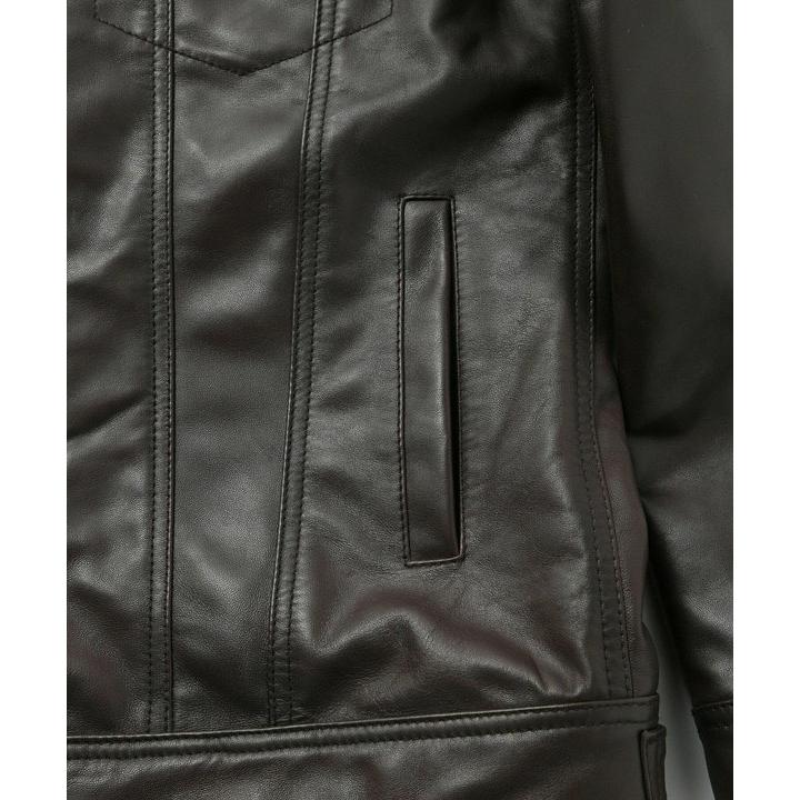 MEN'S BIGI（メンズビギ） シープレザーアンティークムラ加工