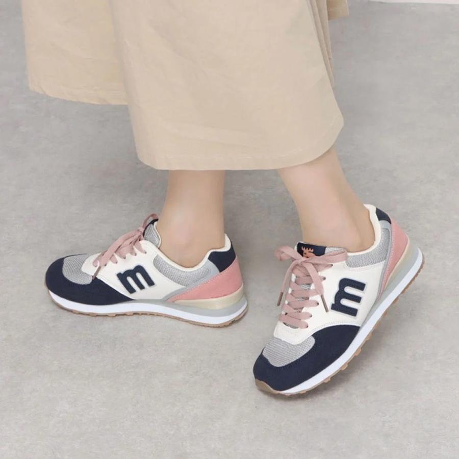 moz（モズ） 【定番商品】moz イニシャルロゴ カラーコンビスニーカー