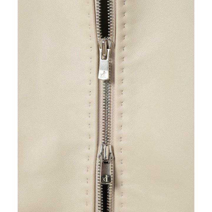 MEN'S BIGI スタンドカラーシングルライダース レザージャケット MEN'S BIGI スタンドカラーシングルライダース レザージャケット