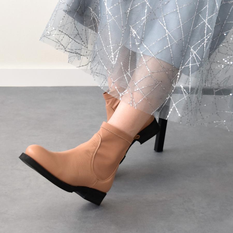 FABIO RUSCONI ショートブーツCALLAS1001 NATUR 39 FABIO RUSCONI ブーツ COSMO CALLAS1001 NATUR ファビオ