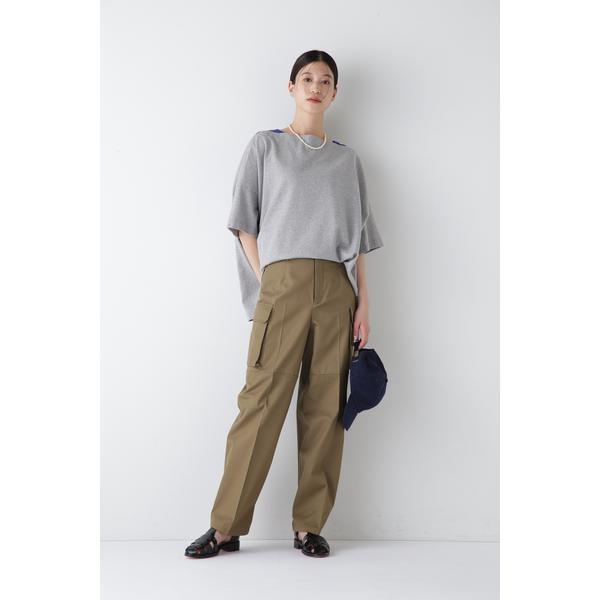 メンズ remer コットンギャバタックカーブパンツ
