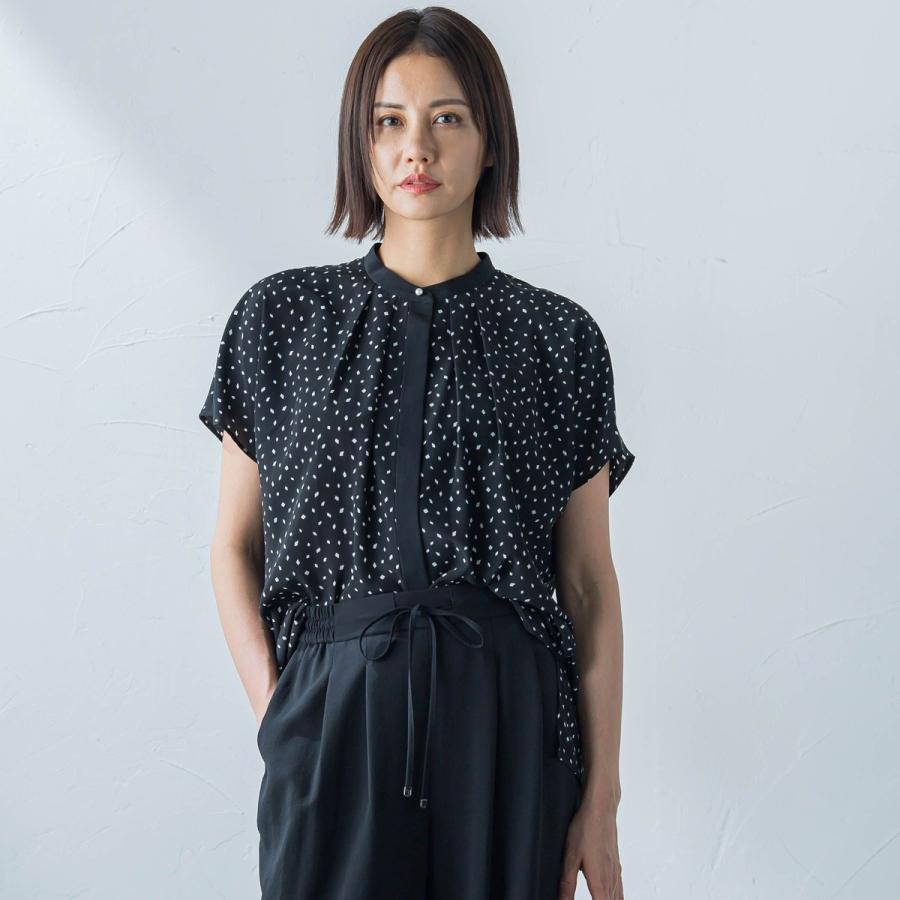 ロートレアモン（LAUTREAMONT）/【WEB限定】パール使いとろみブラウス≪洗濯機で洗える≫ LAUTREAMONT（ロートレアモン） 【WEB限定】パール使いとろみブラウス