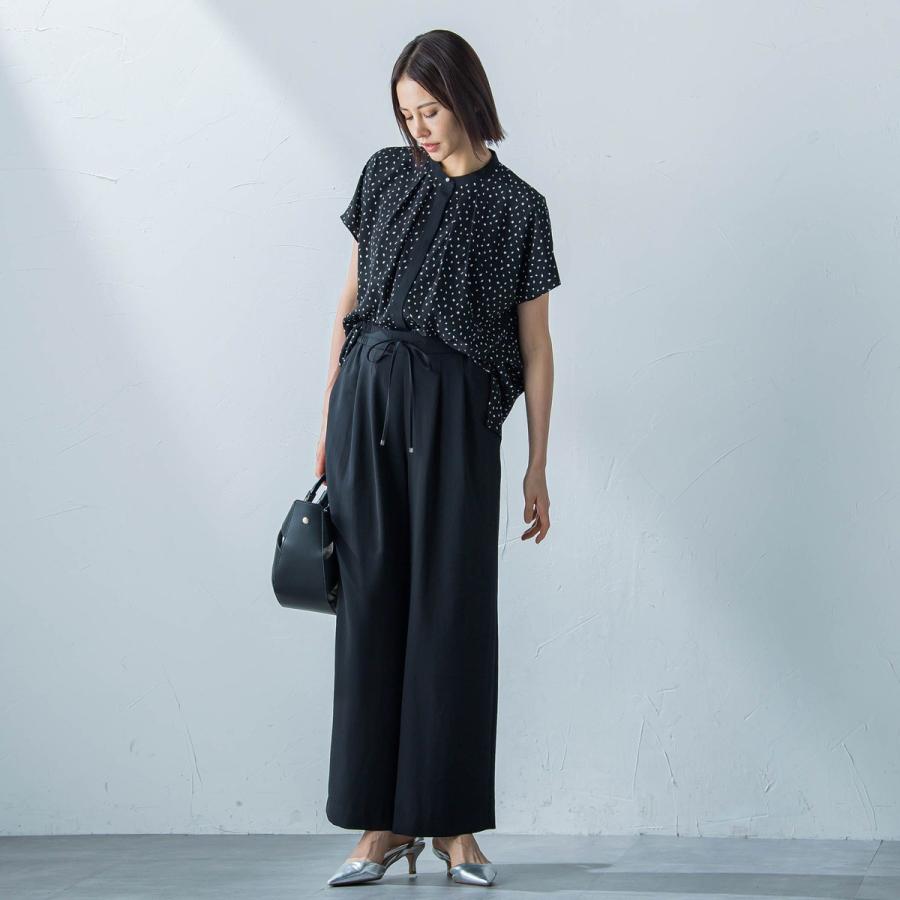 ロートレアモン（LAUTREAMONT）/【WEB限定】パール使いとろみブラウス≪洗濯機で洗える≫ LAUTREAMONT（ロートレアモン） 【WEB限定】パール使いとろみブラウス