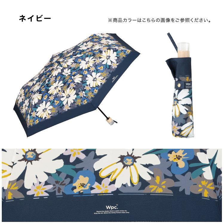 Wpc. 雨傘 折りたたみ 軽量 軽い 晴雨兼用 コンパクト 小さい フラワー