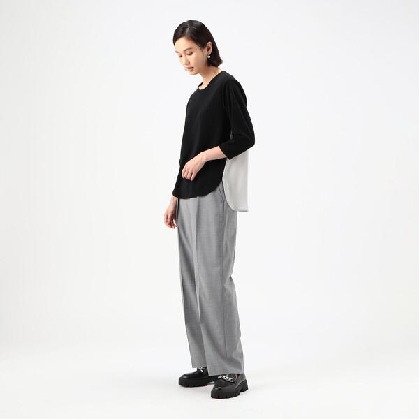 〔 TALLサイズ 〕 【セットアップ対応】2WAYストレッチトロ ワイドパンツ_12