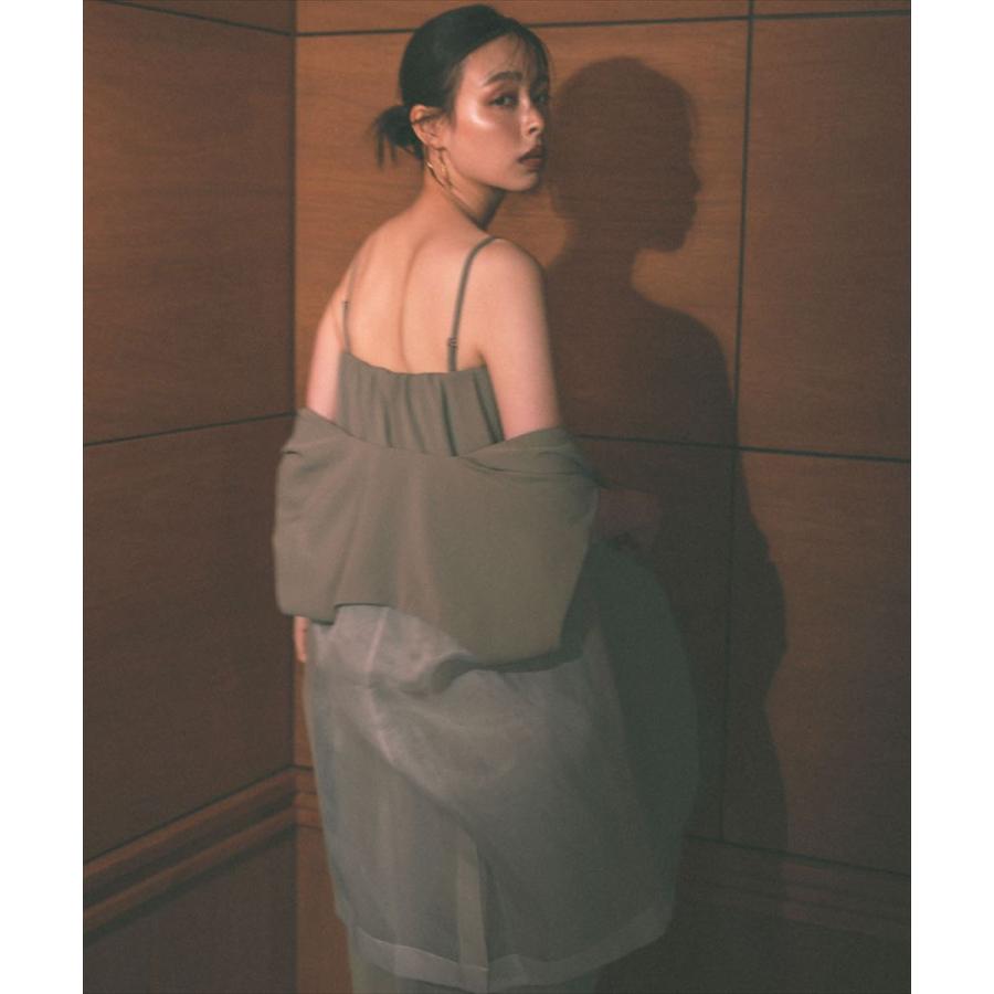 ANDRESD バックシアージレセットアップドレス　結婚式　新品未使用 ANDRESD 【ANDRESD】バックシアージレセットアップドレス