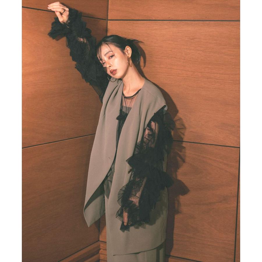 ANDRESD 【ANDRESD】バックシアージレセットアップドレス ANDRESD 【ANDRESD】バックシアージレセットアップドレス