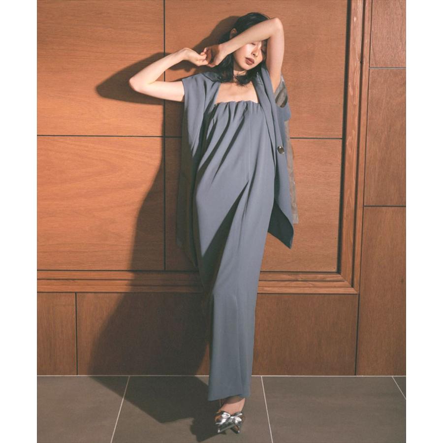 ANDRESD 【ANDRESD】バックシアージレセットアップドレス ANDRESD 【ANDRESD】バックシアージレセットアップドレス