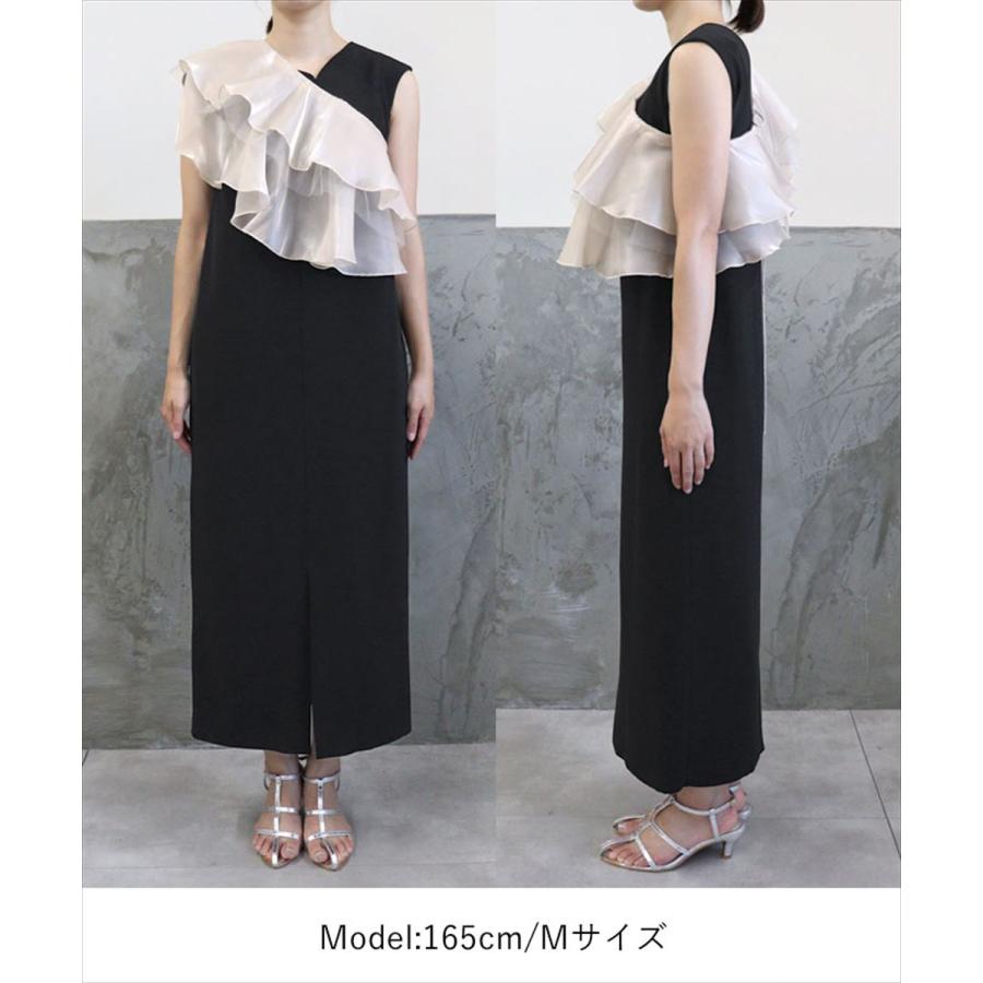 ANDRESD 【ANDRESD】グロッシーマルチラッフルドレス : マルイ ANDRESD 【ANDRESD】グロッシーマルチラッフルドレス : マルイ