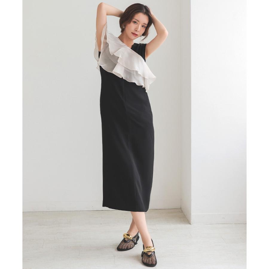 ANDRESD 【ANDRESD】グロッシーマルチラッフルドレス : マルイ ANDRESD 【ANDRESD】グロッシーマルチラッフルドレス : マルイ